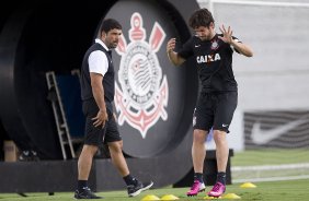 Durante o treino de hoje a tarde no CT Joaquim Grava, localizado no Parque Ecolgico do Tiete. O prximo jogo da equipe ser domingo, dia 20/01, contra o Paulista de Jundia, no estdio Jaime Cintra , em Jundia, vlido pela 1 rodada do Campeonato Paulista de 2013