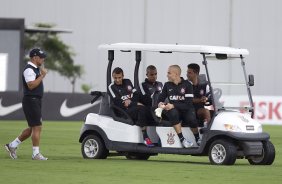 Durante o treino de hoje a tarde no CT Joaquim Grava, localizado no Parque Ecológico do Tiete. O próximo jogo da equipe será domingo, dia 20/01, contra o Paulista de Jundiaí, no estádio Jaime Cintra , em Jundiaí, válido pela 1ª rodada do Campeonato Paulista de 2013