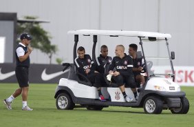 Durante o treino de hoje a tarde no CT Joaquim Grava, localizado no Parque Ecolgico do Tiete. O prximo jogo da equipe ser domingo, dia 20/01, contra o Paulista de Jundia, no estdio Jaime Cintra , em Jundia, vlido pela 1 rodada do Campeonato Paulista de 2013