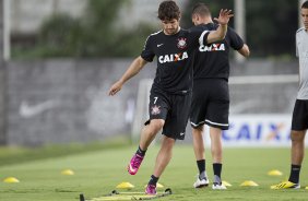 Durante o treino de hoje a tarde no CT Joaquim Grava, localizado no Parque Ecolgico do Tiete. O prximo jogo da equipe ser domingo, dia 20/01, contra o Paulista de Jundia, no estdio Jaime Cintra , em Jundia, vlido pela 1 rodada do Campeonato Paulista de 2013