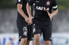 Durante o treino de hoje a tarde no CT Joaquim Grava, localizado no Parque Ecolgico do Tiete. O prximo jogo da equipe ser domingo, dia 20/01, contra o Paulista de Jundia, no estdio Jaime Cintra , em Jundia, vlido pela 1 rodada do Campeonato Paulista de 2013