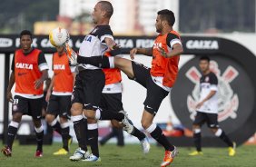 Durante o treino de hoje a tarde no CT Joaquim Grava, localizado no Parque Ecolgico do Tiete. O prximo jogo da equipe ser domingo, dia 20/01, contra o Paulista de Jundia, no estdio Jaime Cintra , em Jundia, vlido pela 1 rodada do Campeonato Paulista de 2013