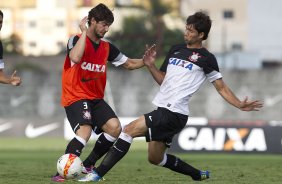 Durante o treino de hoje a tarde no CT Joaquim Grava, localizado no Parque Ecolgico do Tiete. O prximo jogo da equipe ser domingo, dia 20/01, contra o Paulista de Jundia, no estdio Jaime Cintra , em Jundia, vlido pela 1 rodada do Campeonato Paulista de 2013