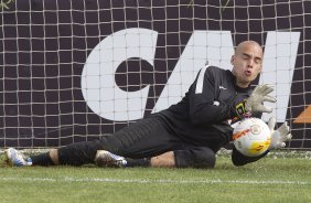 Durante o treino de hoje a tarde no CT Joaquim Grava, localizado no Parque Ecolgico do Tiete. O prximo jogo da equipe ser domingo, dia 20/01, contra o Paulista de Jundia, no estdio Jaime Cintra , em Jundia, vlido pela 1 rodada do Campeonato Paulista de 2013