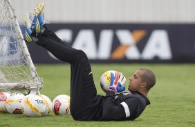 Durante o treino de hoje a tarde no CT Joaquim Grava, localizado no Parque Ecolgico do Tiete. O prximo jogo da equipe ser domingo, dia 20/01, contra o Paulista de Jundia, no estdio Jaime Cintra , em Jundia, vlido pela 1 rodada do Campeonato Paulista de 2013