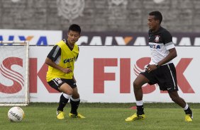 Durante o treino de hoje a tarde no CT Joaquim Grava, localizado no Parque Ecolgico do Tiete. O prximo jogo da equipe ser domingo, dia 20/01, contra o Paulista de Jundia, no estdio Jaime Cintra , em Jundia, vlido pela 1 rodada do Campeonato Paulista de 2013