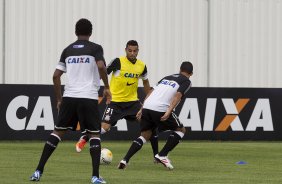 Durante o treino de hoje a tarde no CT Joaquim Grava, localizado no Parque Ecolgico do Tiete. O prximo jogo da equipe ser domingo, dia 20/01, contra o Paulista de Jundia, no estdio Jaime Cintra , em Jundia, vlido pela 1 rodada do Campeonato Paulista de 2013