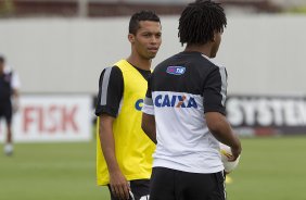 Durante o treino de hoje a tarde no CT Joaquim Grava, localizado no Parque Ecolgico do Tiete. O prximo jogo da equipe ser domingo, dia 20/01, contra o Paulista de Jundia, no estdio Jaime Cintra , em Jundia, vlido pela 1 rodada do Campeonato Paulista de 2013