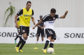 Durante o treino de hoje a tarde no CT Joaquim Grava, localizado no Parque Ecolgico do Tiete. O prximo jogo da equipe ser domingo, dia 20/01, contra o Paulista de Jundia, no estdio Jaime Cintra , em Jundia, vlido pela 1 rodada do Campeonato Paulista de 2013