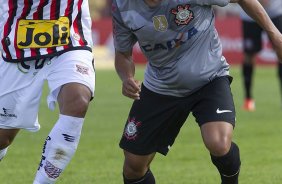Durante o jogo esta tarde entre Paulista x Corinthians, no estádio Jaime Cintra , em Jundiaí, válido pela 1ª rodada do Campeonato Paulista 2013 - Jundiaí/SP