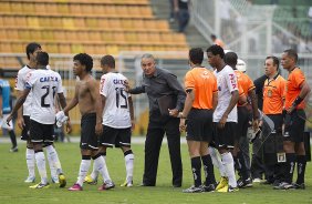 Durante a partida entre Corinthians x Ponte Preta/Campinas realizada esta tarde no estdio do Pacaembu, jogo vlido pela 1 rodada do Campeonato Paulista de 2013