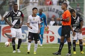 Durante a partida entre Corinthians x Ponte Preta/Campinas realizada esta tarde no estdio do Pacaembu, jogo vlido pela 1 rodada do Campeonato Paulista de 2013