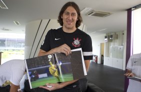 Durante o treino realizado desta tarde no CT Joaquim Grava, localizado no Parque Ecolgico do Tiete. O prximo jogo da equipe ser domingo, dia 27/01, contra o Mirassol, no estdio Jos Maia, vlido pela 3 rodada do Campeonato Paulista de 2013