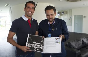 Durante o treino realizado desta tarde no CT Joaquim Grava, localizado no Parque Ecolgico do Tiete. O prximo jogo da equipe ser domingo, dia 27/01, contra o Mirassol, no estdio Jos Maia, vlido pela 3 rodada do Campeonato Paulista de 2013