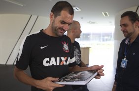 Durante o treino realizado desta tarde no CT Joaquim Grava, localizado no Parque Ecolgico do Tiete. O prximo jogo da equipe ser domingo, dia 27/01, contra o Mirassol, no estdio Jos Maia, vlido pela 3 rodada do Campeonato Paulista de 2013