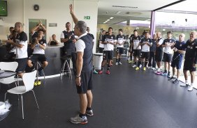 Durante o treino realizado desta tarde no CT Joaquim Grava, localizado no Parque Ecolgico do Tiete. O prximo jogo da equipe ser domingo, dia 27/01, contra o Mirassol, no estdio Jos Maia, vlido pela 3 rodada do Campeonato Paulista de 2013