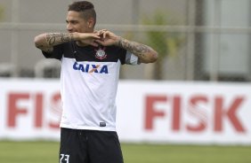 Durante o treino realizado desta tarde no CT Joaquim Grava, localizado no Parque Ecolgico do Tiete. O prximo jogo da equipe ser domingo, dia 27/01, contra o Mirassol, no estdio Jos Maia, vlido pela 3 rodada do Campeonato Paulista de 2013