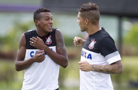 Durante o treino realizado desta tarde no CT Joaquim Grava, localizado no Parque Ecolgico do Tiete. O prximo jogo da equipe ser domingo, dia 27/01, contra o Mirassol, no estdio Jos Maia, vlido pela 3 rodada do Campeonato Paulista de 2013