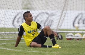 Durante o treino realizado desta tarde no CT Joaquim Grava, localizado no Parque Ecolgico do Tiete. O prximo jogo da equipe ser domingo, dia 27/01, contra o Mirassol, no estdio Jos Maia, vlido pela 3 rodada do Campeonato Paulista de 2013