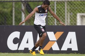 Durante o treino realizado desta tarde no CT Joaquim Grava, localizado no Parque Ecolgico do Tiete. O prximo jogo da equipe ser domingo, dia 27/01, contra o Mirassol, no estdio Jos Maia, vlido pela 3 rodada do Campeonato Paulista de 2013