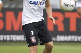 Durante o treino realizado desta tarde no CT Joaquim Grava, localizado no Parque Ecolgico do Tiete. O prximo jogo da equipe ser domingo, dia 27/01, contra o Mirassol, no estdio Jos Maia, vlido pela 3 rodada do Campeonato Paulista de 2013