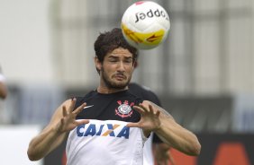 Durante o treino realizado desta tarde no CT Joaquim Grava, localizado no Parque Ecolgico do Tiete. O prximo jogo da equipe ser domingo, dia 27/01, contra o Mirassol, no estdio Jos Maia, vlido pela 3 rodada do Campeonato Paulista de 2013