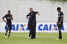 Durante o treino desta manhã no CT Joaquim Grava, no Parque Ecológico do Tiete. O próximo jogo da equipe será amanhã, domingo, dia 27/01, contra o Mirassol, no estádio José Maia, válido pela 3ª rodada do Campeonato Paulista de 2013
