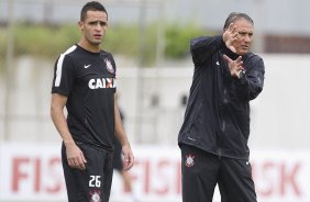 Durante o treino desta manhã no CT Joaquim Grava, no Parque Ecológico do Tiete. O próximo jogo da equipe será amanhã, domingo, dia 27/01, contra o Mirassol, no estádio José Maia, válido pela 3ª rodada do Campeonato Paulista de 2013