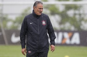 Durante o treino desta manh no CT Joaquim Grava, no Parque Ecolgico do Tiete. O prximo jogo da equipe ser amanh, domingo, dia 27/01, contra o Mirassol, no estdio Jos Maia, vlido pela 3 rodada do Campeonato Paulista de 2013