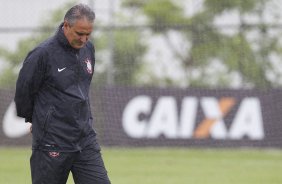 Durante o treino desta manh no CT Joaquim Grava, no Parque Ecolgico do Tiete. O prximo jogo da equipe ser amanh, domingo, dia 27/01, contra o Mirassol, no estdio Jos Maia, vlido pela 3 rodada do Campeonato Paulista de 2013