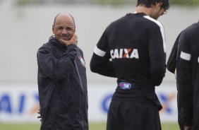 Durante o treino desta manhã no CT Joaquim Grava, no Parque Ecológico do Tiete. O próximo jogo da equipe será amanhã, domingo, dia 27/01, contra o Mirassol, no estádio José Maia, válido pela 3ª rodada do Campeonato Paulista de 2013