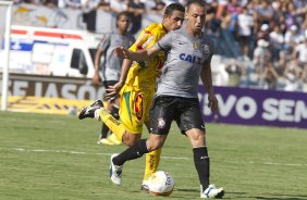 Durante a partida entre Mirassol x Corinthians realizada esta tarde no estádio José Maia, jogo válido pela 3ª rodada do Campeonato Paulista de 2013