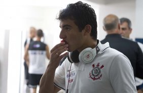 Nos vestirios antes da partida entre Mirassol x Corinthians realizada esta tarde no estdio Jos Maia, jogo vlido pela 3 rodada do Campeonato Paulista de 2013