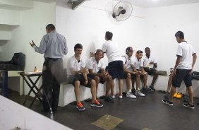 Nos vestirios antes da partida entre Mirassol x Corinthians realizada esta tarde no estdio Jos Maia, jogo vlido pela 3 rodada do Campeonato Paulista de 2013