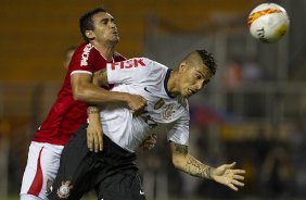 Durante a partida entre Corinthians x Mogi Mirim realizada esta noite no estádio do Pacaembu, jogo válido pela 4ª rodada do Campeonato Paulista de 2013