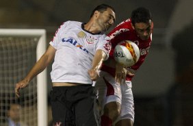 Durante a partida entre Corinthians x Mogi Mirim realizada esta noite no estádio do Pacaembu, jogo válido pela 4ª rodada do Campeonato Paulista de 2013