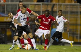 Durante a partida entre Corinthians x Mogi Mirim realizada esta noite no estádio do Pacaembu, jogo válido pela 4ª rodada do Campeonato Paulista de 2013