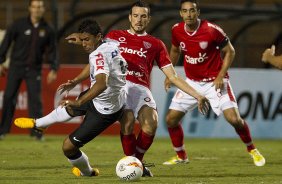Durante a partida entre Corinthians x Mogi Mirim realizada esta noite no estádio do Pacaembu, jogo válido pela 4ª rodada do Campeonato Paulista de 2013