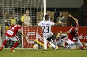 Durante a partida entre Corinthians x Mogi Mirim realizada esta noite no estádio do Pacaembu, jogo válido pela 4ª rodada do Campeonato Paulista de 2013