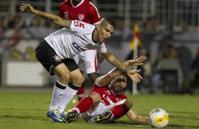 Durante a partida entre Corinthians x Mogi Mirim realizada esta noite no estádio do Pacaembu, jogo válido pela 4ª rodada do Campeonato Paulista de 2013