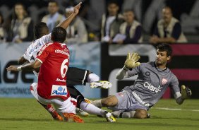 Durante a partida entre Corinthians x Mogi Mirim realizada esta noite no estádio do Pacaembu, jogo válido pela 4ª rodada do Campeonato Paulista de 2013
