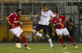 Durante a partida entre Corinthians x Mogi Mirim realizada esta noite no estádio do Pacaembu, jogo válido pela 4ª rodada do Campeonato Paulista de 2013