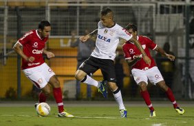 Durante a partida entre Corinthians x Mogi Mirim realizada esta noite no estdio do Pacaembu, jogo vlido pela 4 rodada do Campeonato Paulista de 2013