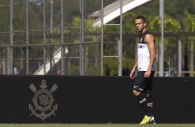 Durante o treino desta manh no CT Joaquim Grava, no Parque Ecolgico do Tiete. O prximo jogo da equipe ser amanh, domingo, 03/02, contra o Oeste, de Itpolis, no estdio do Pacaembu, vlido pela 5 rodada do Campeonato Paulista de 2013