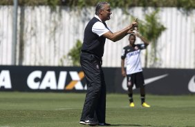 Durante o treino desta manh no CT Joaquim Grava, no Parque Ecolgico do Tiete. O prximo jogo da equipe ser amanh, domingo, 03/02, contra o Oeste, de Itpolis, no estdio do Pacaembu, vlido pela 5 rodada do Campeonato Paulista de 2013