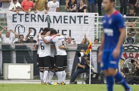 Durante a partida entre Corinthians x So Caetano realizada esta tarde no estdio do Pacaembu, jogo vlido pela 7 rodada do Campeonato Paulista de 2013