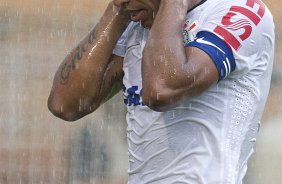 Durante a partida entre Corinthians x So Caetano realizada esta tarde no estdio do Pacaembu, jogo vlido pela 7 rodada do Campeonato Paulista de 2013