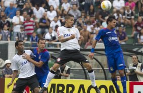 Durante a partida entre Corinthians x So Caetano realizada esta tarde no estdio do Pacaembu, jogo vlido pela 7 rodada do Campeonato Paulista de 2013