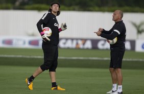 Durante o treino desta tarde no CT Joaquim Grava, no Parque Ecolgico do Tiete. O prximo jogo da equipe ser domingo, 17/02, contra o Palmeiras, no estdio do Pacaembu, vlido pela 8 rodada do Campeonato Paulista de 2013