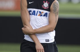 Durante o treino desta tarde no CT Joaquim Grava, no Parque Ecolgico do Tiete. O prximo jogo da equipe ser domingo, 17/02, contra o Palmeiras, no estdio do Pacaembu, vlido pela 8 rodada do Campeonato Paulista de 2013